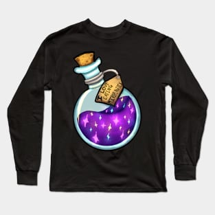 I Love Eating Microplastics Bottle Long Sleeve T-Shirt